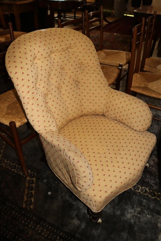 Victorian nursing chair